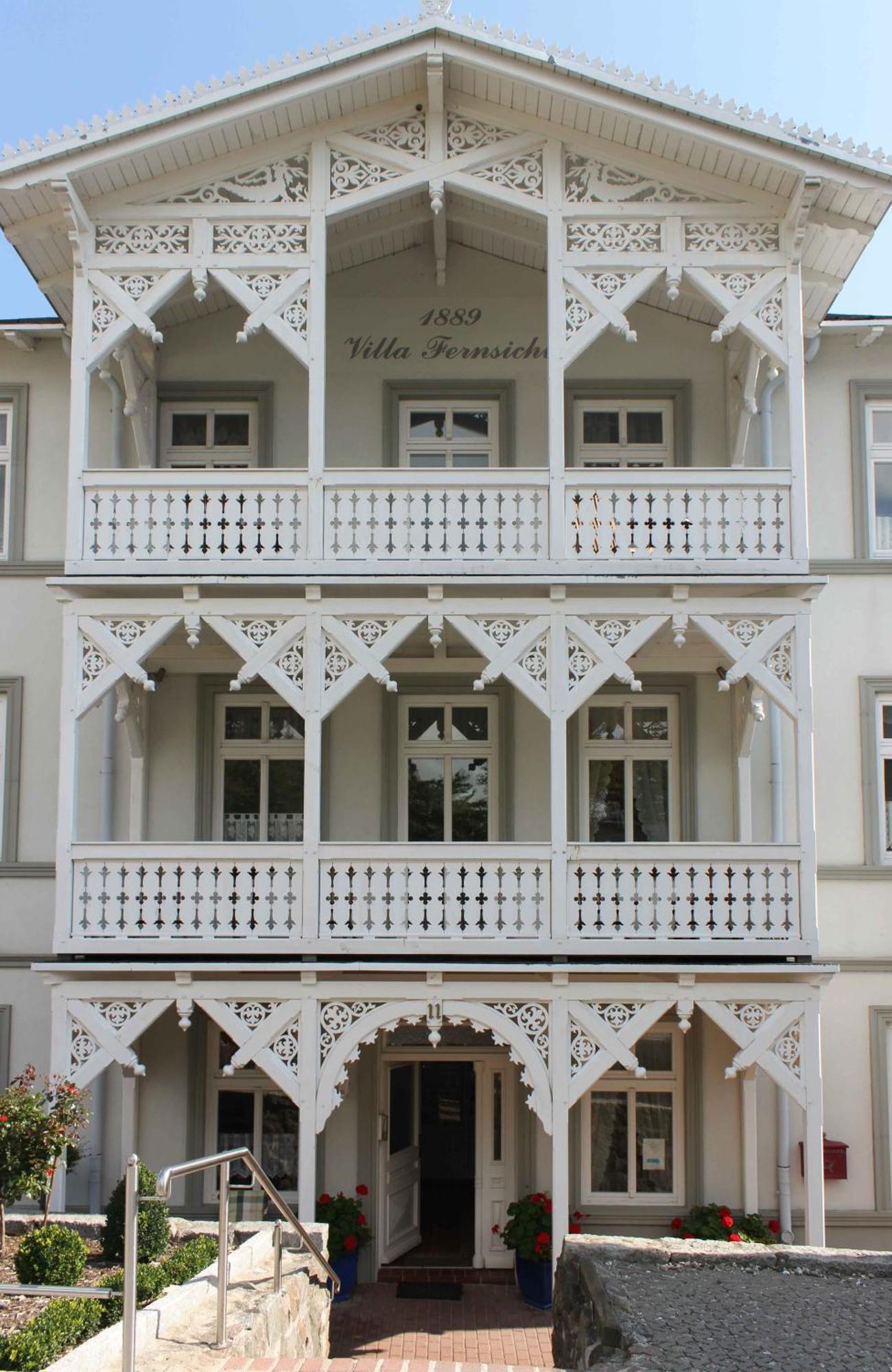 Villa Fernsicht - Wohnung Nr 1 - Mit Meerblick Sassnitz Exterior foto